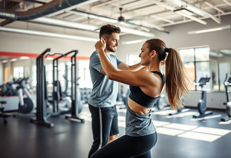 Personal training session at FitForward Studio in Austin