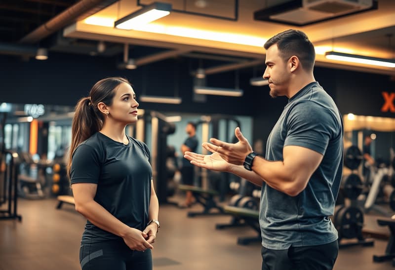 Personal training consultation at FitForward Studio in Austin