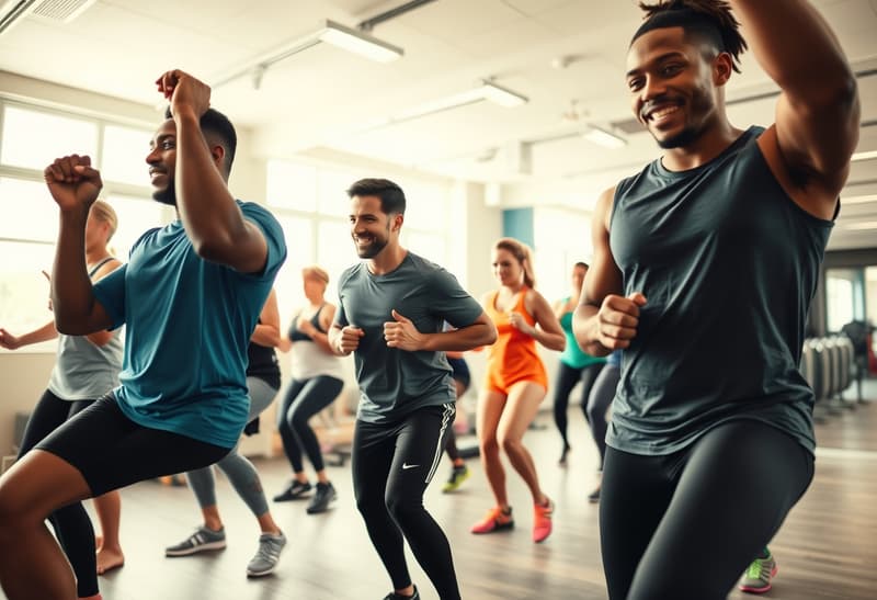 Energetic HIIT training session at FitForward Studio in Austin