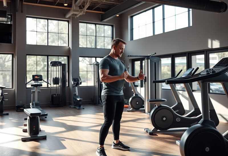 Modern fitness training facility at FitForward Studio in South Lamar, Austin
