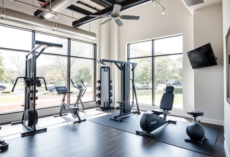 Modern personal training studio at FitForward in Zilker, Austin